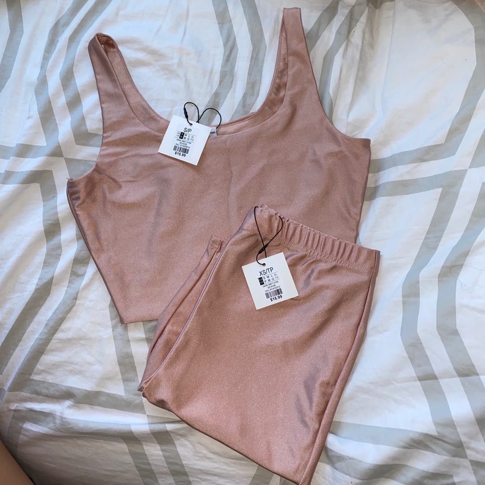 Pink Two Piece Set - Picture 2 of 4